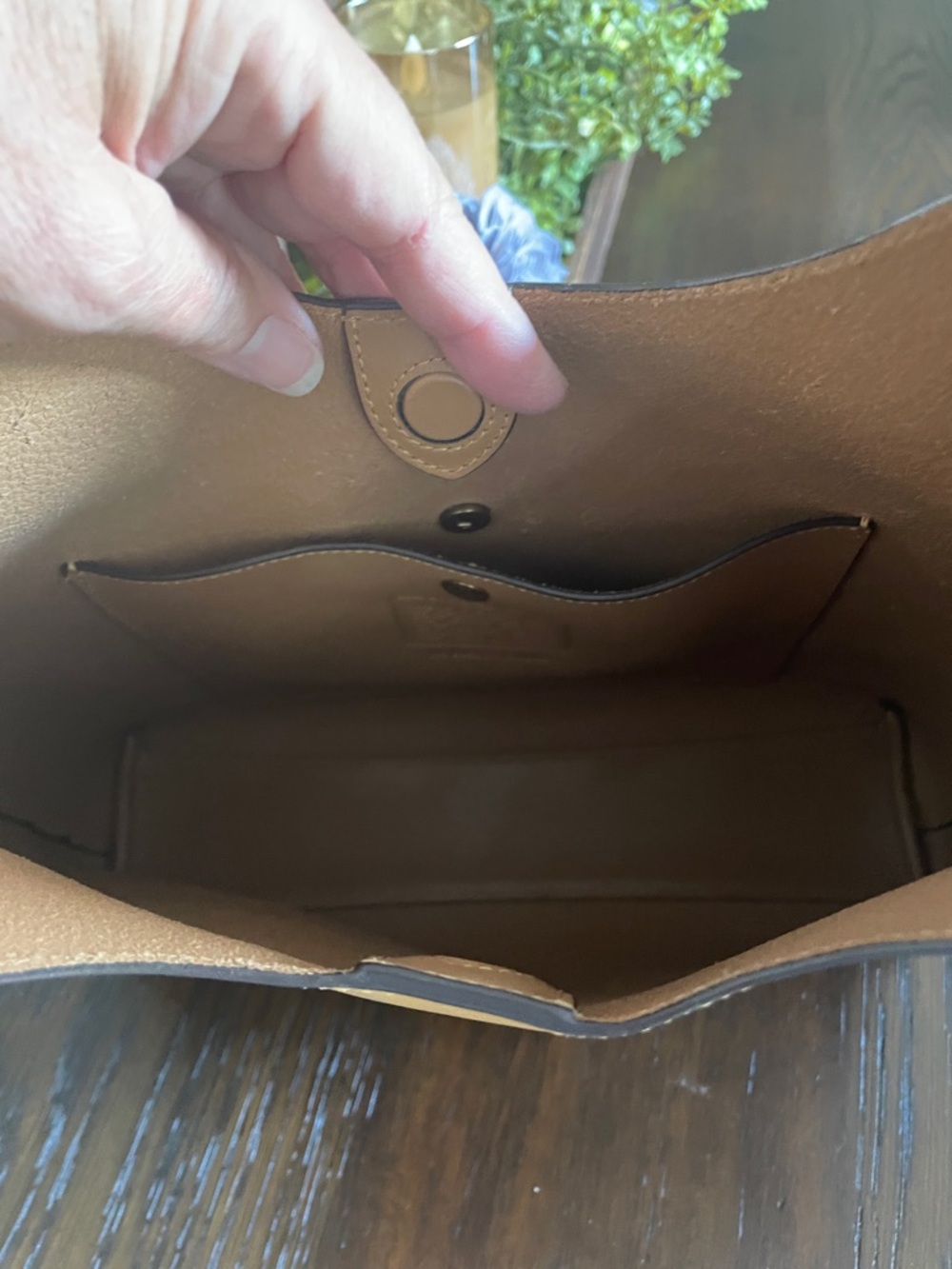 Coach Brooklyn 28 Shoulder Hobo Bag in Honey Brown - Picture 4 of 9